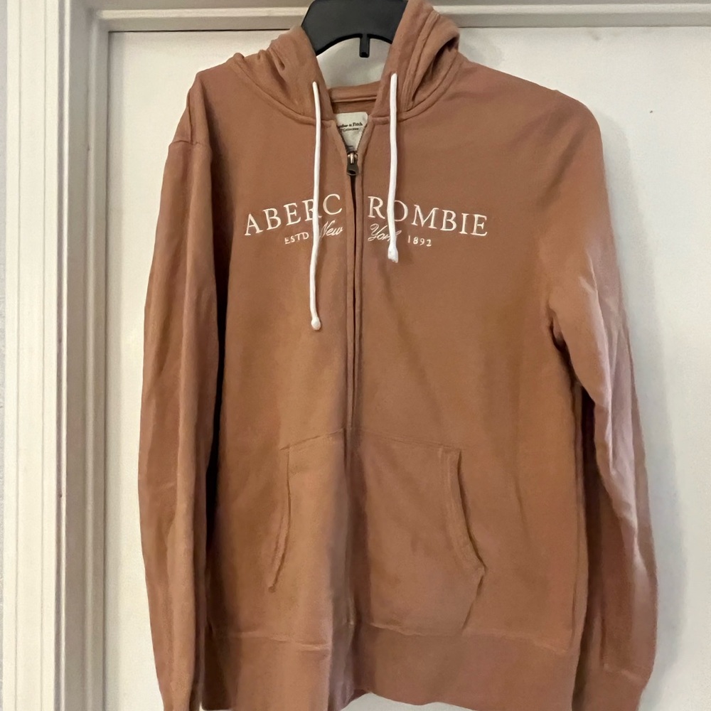 Abercrombie & Fitch Brown Hoodie